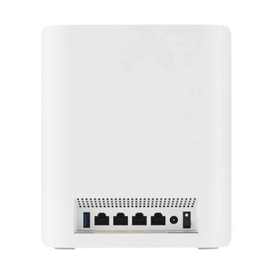 Система WiFi-Mesh ASUS ZenWiFi BT8 BE14000, 1xGE LAN, 1x2.5GE LAN, 1x2.5GE LAN, 1xUSB 3.0, 1мод, білий (90IG0930-MO3B00) [104704]