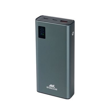 Універсальна мобільна батарея Rivacase Rivapower 20000 mAh Grey (VA1022) (RIVAPOWER VA1022 (Grey)) [603503]