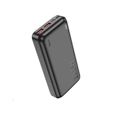 Зовнішній акумулятор HOCO J101A Astute 22.5W fully compatible power bank 20000mAh Black (6931474782496) [806397]
