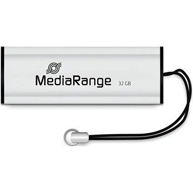 Флеш-накопичувач USB3.0 32GB MediaRange Black/Silver (MR916) [607301]