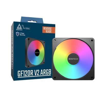 Корпусний вентилятор 120MM MONTECH (GF120R V2 ARGB PWM (B)) [502814]