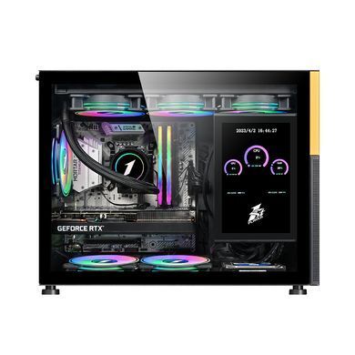Корпус 1stPlayer Mi6-EV Black без БЖ (Mi6-EV-BK) [608732]