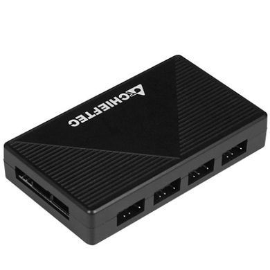 Корпус Chieftec APEX 4x120mm A-RGB, USB-C, E-ATX, без БЖ, Black (GA-01B-TG-OP) [403287]