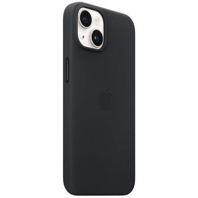 Чохол-накладка Apple Leather Case with MagSafe для Apple iPhone 14 Midnight (MPP43) [601899]