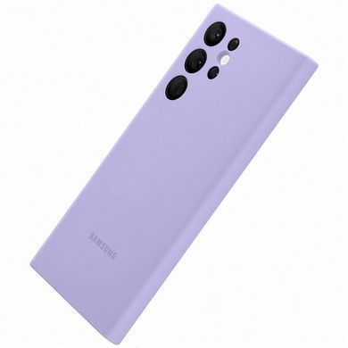 Чохол-накладка Samsung Silicone Cover для Samsung Galaxy S22 Ultra SM-S908 Fresh Lavender (EF-PS908TVEGRU) [601246]