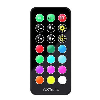 Крісло Trust GXT 716 Rizza, ПУ шкіра, 3D-Armrests, RGB, чорний (25376_TRUST) [111580]