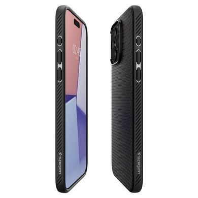 Чохол-накладка Spigen Liquid Air для Apple iPhone 15 Pro Matte Black (ACS06704) [602179]