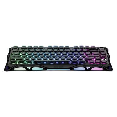 Клавіатура магнітна GravaStar Mercury V75 80keys, Magnetic Jade Pro, 8K, USB-A, RGB, Stealth Black (GSV75_XTAL_BLK) [114379]