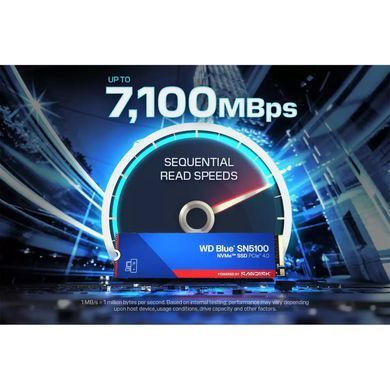 SSD диск WESTERN DIGITAL 1Tb SN5100 Blue (WDS100T5B0E) [306018]