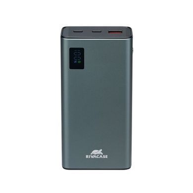 Універсальна мобільна батарея Rivacase Rivapower 20000 mAh Grey (VA1022) (RIVAPOWER VA1022 (Grey)) [603503]