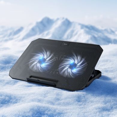 Підставка для ноутбука HOCO GA4 Jade laptop cooling stand Black (6942007666626) [806574]