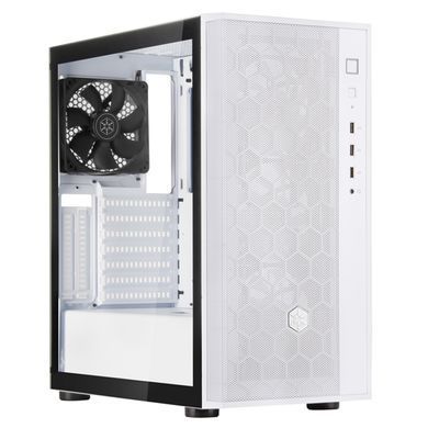Корпус SilverStone Fara FAR1W-G-V2 без БЖ, 2xUSB3.0, 1xUSB2.0, 1x120мм, VGA 340мм, LCS ready, TG Side Panel, ATX, білий (SST-FAR1W-G-V2) [109545]