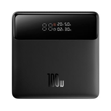Зовнішній акумулятор Baseus Blade Power Digital Display Fast Charging Power Bank HD Edition 20000mAh 100W Black (PPBL000301) [806531]
