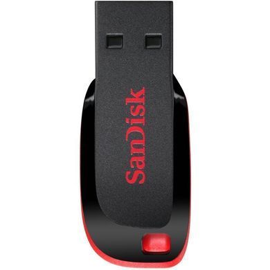 Флеш-накопичувач SanDisk USB 2.0 Cruzer Blade 16Gb Black/Red (SDCZ50-016G-B35) [803012]