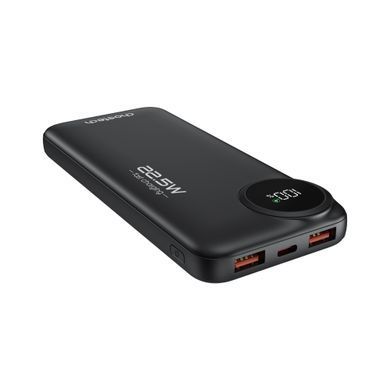 Універсальна мобільна батарея Choetech 10000mAh 22.5W Black (B791) [619608]