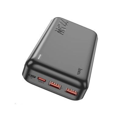 Зовнішній акумулятор HOCO J101A Astute 22.5W fully compatible power bank 20000mAh Black (6931474782496) [806397]