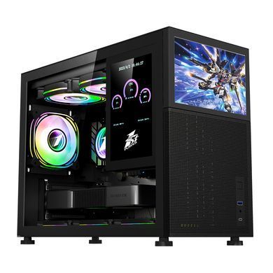 Корпус 1stPlayer Mi6-EV Black без БЖ (Mi6-EV-BK) [608732]