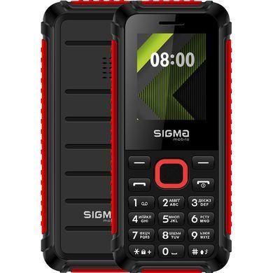 Мобiльний телефон Sigma mobile X-style 18 Track Dual Sim Black/Red (X-style 18 Track Black/Red) [600310]