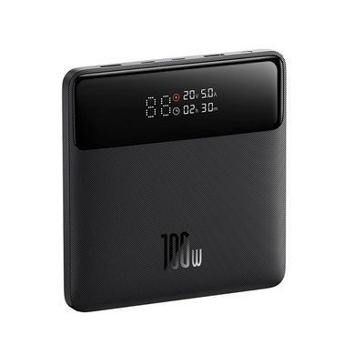 Зовнішній акумулятор Baseus Blade Power Digital Display Fast Charging Power Bank HD Edition 20000mAh 100W Black (PPBL000301) [806531]