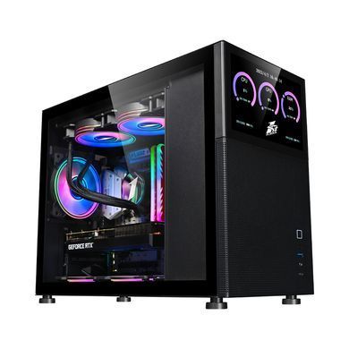 Корпус 1stPlayer Mi6-EV Black без БЖ (Mi6-EV-BK) [608732]