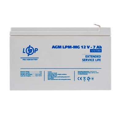 Акумулятор мультигелевий LPM-MG 12V - 7 Ah (LP6552) [900082]