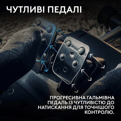Кермо Logitech G923 for PS4 and PC Black (941-000149) [611111]