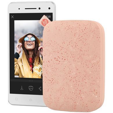 Фотопринтер портативний HP Sprocket Pink (2"x3",313x400dpi,Zink, 64MB,Bluetooth, колір рожевий) (HPISPP) [401714]