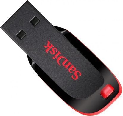 Флеш-накопичувач SanDisk USB 2.0 Cruzer Blade 16Gb Black/Red (SDCZ50-016G-B35) [803012]