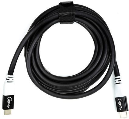 Кабель San Guan USB Type-C - USB Type-C (M/M) PD 100W, 40Gbps, 3 м Black (CA914135) [604357]