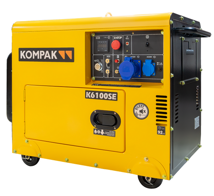 Генератор дизельний Kompak 5000/5500 W (K6100SE) [204100]
