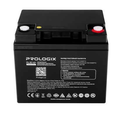 Акумуляторна батарея Prologix 12V 40AH AGM (PL12-40) [615408]