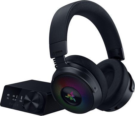 Гарнітура ігрова Razer Kraken V4 Pro, mini-jack/USB-A/BT/WL, RGB, чорний (RZ04-05160100-R3M1) [107490]