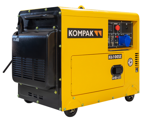 Генератор дизельний Kompak 5000/5500 W (K6100SE) [204100]