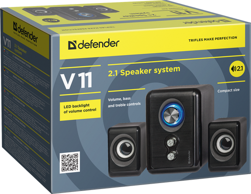 Акустика Defender V11 11 Вт 2.1 system, USB (65111) [203628]