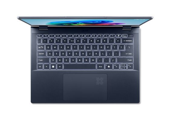 Ноутбук Acer Swift 14 AI SF14-51 14.5" 2.8K OLED, Intel U5-226V, 16GB, F512GB, UMA, Win11, синій (NX.J2KEU.001) [100404]