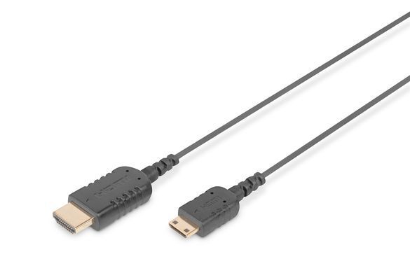 Кабель DIGITUS HDMI-miniHDMI (AM/СM), Ultra HD, 2.0м, чорний (DB-330121-020-S) [110459]