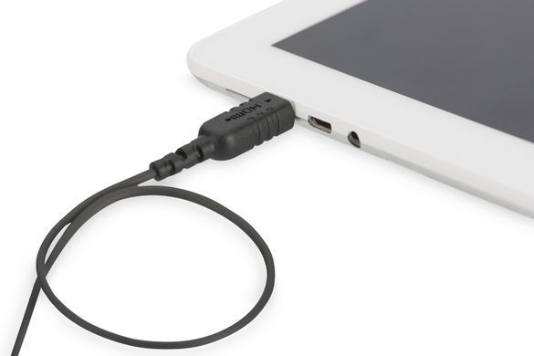 Кабель DIGITUS HDMI-miniHDMI (AM/СM), Ultra HD, 2.0м, чорний (DB-330121-020-S) [110459]