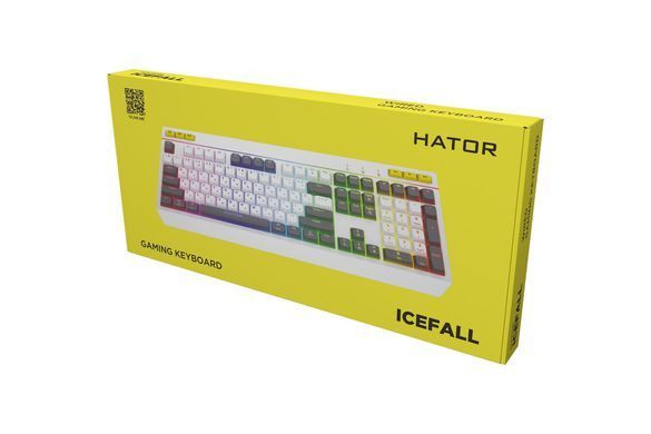 Клавіатура Hator Icefall White (HTK405UA) [607405]