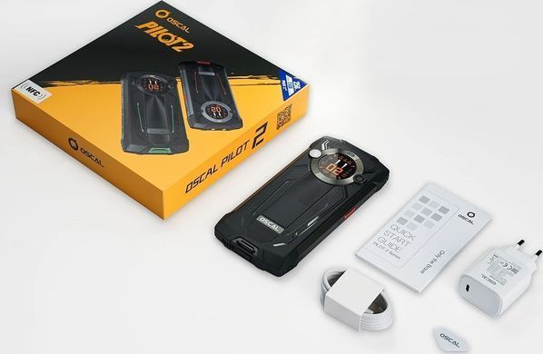 Смартфон Oscal (Pilot 2 8/256GB Black) [600159]