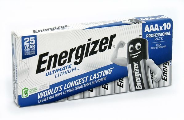 Батарейка Energizer Ultimate Lithium L92 AAA/LR03 BL 10шт ( L92 AAA10) [617956]