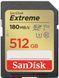 Карта пам'яті SanDisk SD 512GB C10 UHS-I U3 R180/W130MB/s Extreme V30 (SDSDXVV-512G-GNCIN) [108936], фото 1
