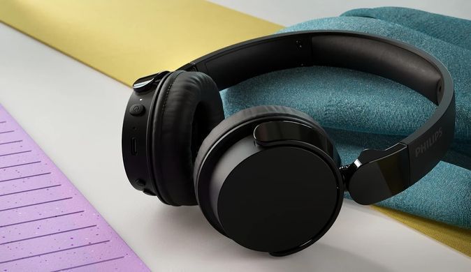 Навушники On-ear Philips TAH4209 BT 5.3, Wireless, Mic, Чорний (TAH4209BK/00) [107438]