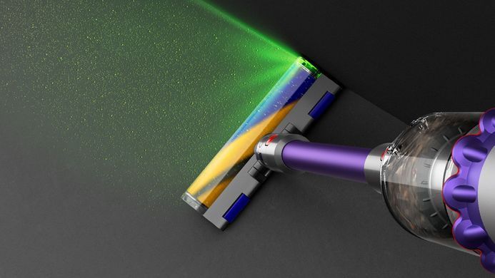 Пилосос Dyson безпровідний SV23 Gen5detect Absolute (Nickel/Purple) 750Вт, конт пил -0.77л, автон. робота до 70хв, сіро-фіолетовий (446989-01) [12375]