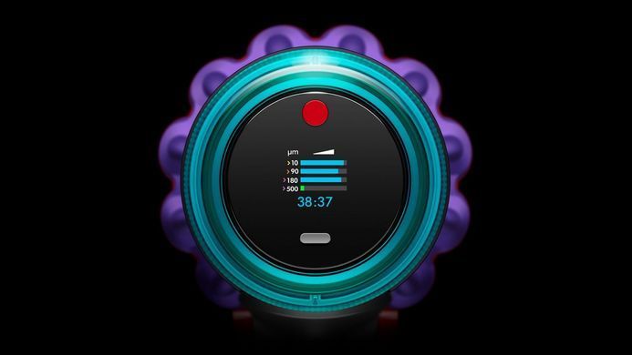 Пилосос Dyson безпровідний SV23 Gen5detect Absolute (Nickel/Purple) 750Вт, конт пил -0.77л, автон. робота до 70хв, сіро-фіолетовий (446989-01) [12375]