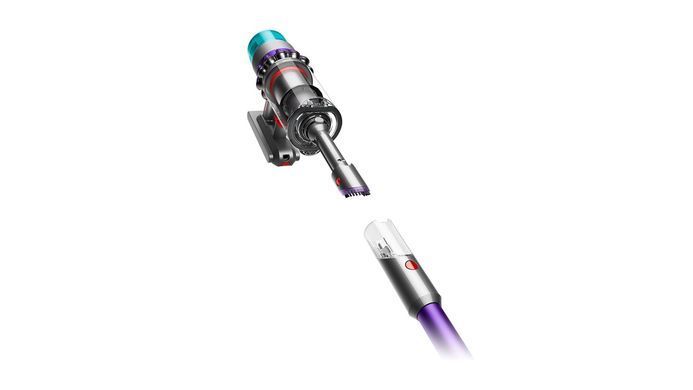 Пилосос Dyson безпровідний SV23 Gen5detect Absolute (Nickel/Purple) 750Вт, конт пил -0.77л, автон. робота до 70хв, сіро-фіолетовий (446989-01) [12375]