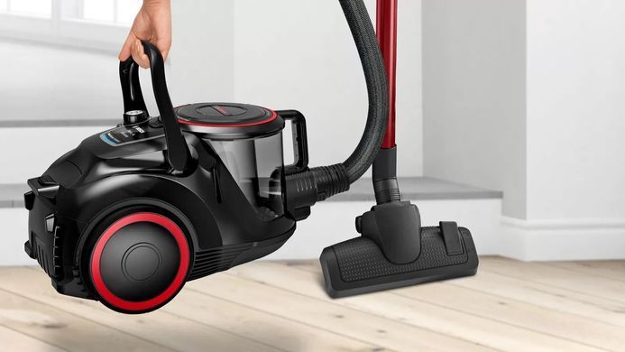 Пилосос Bosch контейнерний, 700Вт, конт пил -2.4л, НЕРА13, чорний (BGS41POW2) [15636]