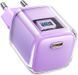 Зарядний пристрій 1xUSB-C 30W Gan A53 Fast Charger alfalfa purple Acefast (6974316282365) [402143], фото 1