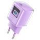 Зарядний пристрій 1xUSB-C 30W Gan A53 Fast Charger alfalfa purple Acefast (6974316282365) [402143], фото 2