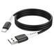 Кабель HOCO X82 USB to Type-C 3A, 1m, silicone, silicone connectors, Black (6931474768575) [804350], фото 1