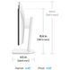 Монітор TFT 27" BenQ GW2790TC, IPS, 144Hz, HDMI, DP, USB-C, HAS, Pivot, колонки, білий (9H.LNSLA.TBE) [405154], фото 7
